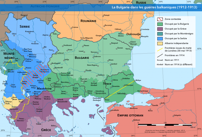 La Bulgarie pendant les guerres balkaniques