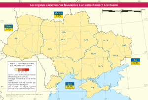 Régions ukrainiennes souhaitant être rattachées à la Russie
