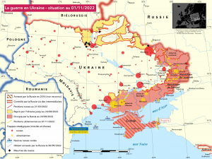 Guerre en Ukraine. Situation au 01/11/2022